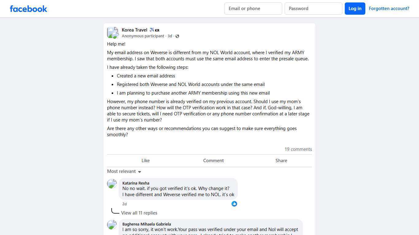 Korea Travel ✈️🇰🇷 | Help me! | Facebook